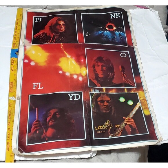 Pink Floyd Dark Side Moon Vinyl Insert Band Poster 20"x30" Psychedelic - Picture 4 of 16
